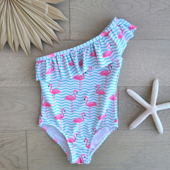 minoti Other - Toddler one shoulder swimsuit